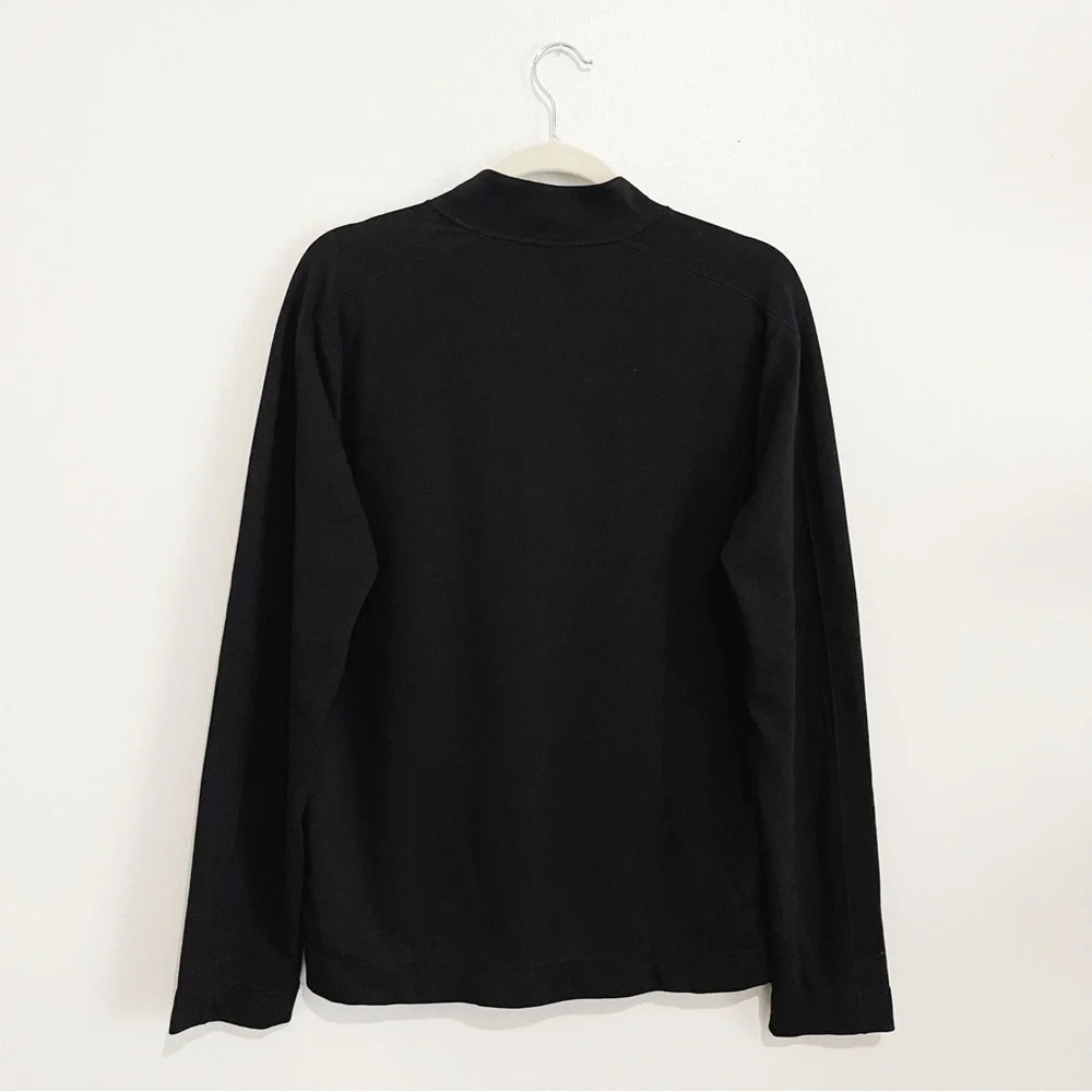 Banana Republic Men's Core Temp Mesh Half Zip Long Sleeve T-Shirt Pullover Sz M - Picture 3 of 7